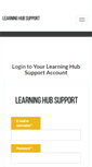 Mobile Screenshot of learninghubsupport.com