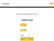 Tablet Screenshot of learninghubsupport.com